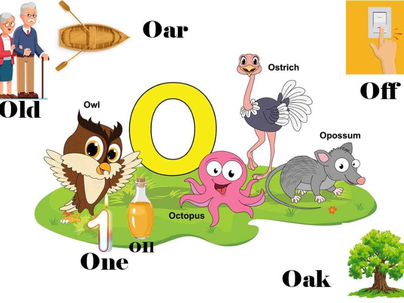 things that start with o for preschool